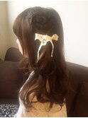 【下北沢＊I'll b hair＊】Very Sweetなハート型ハーフアップ