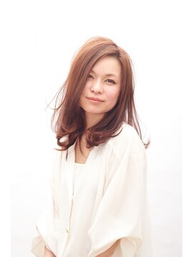 ヘアーサロンコモレビ(hair salon komorebi) 【komorebi】前髪長めの大人ロング