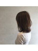 ライフ ウィズ ヘア(LIFE with HAIR)&nbsp;外ハネグレージュミディボブ