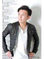 アッシュタカサキ(ash takasaki)&nbsp;20代30代　刈り上げツーブロック　オンオフ決まるビジネスにも◎