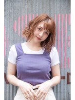 エース (ACE)&nbsp;ACE 横浜　無造作スタイリング×アプリコットオレンジ