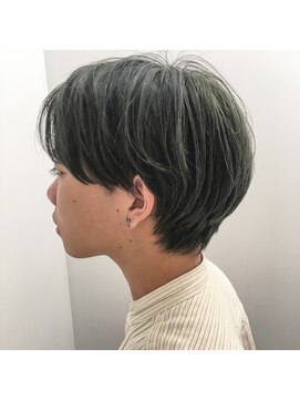 チェリッシュ 亀有(CHERISH) 【お客様スタイル】カーキグレーハンサムショート