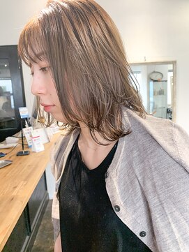 ヴェルダ 池袋店(verda) 透け感フォギーベージュと毛先が踊るレイヤーカット＊fukuda