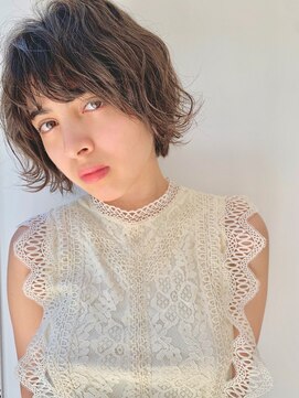 エムスラッシュ たまプラーザ(M.SLASH) 大人かわいい/外ハネミディアム/シアカラー/たまプラーザz1