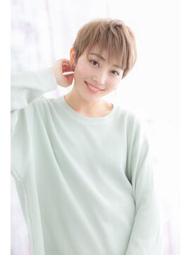 ミック 日暮里店(miq) ハイライトカラー★ネオウルフ小顔マッシュショートb