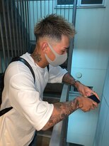 イーラ(era)&nbsp;短髪×フェード×アップバング