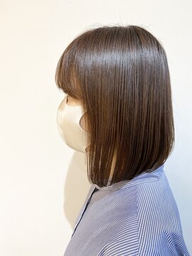 ネオリーブギンザ 銀座店(Neolive GINZA) ストレートヘア　前下がりボブ