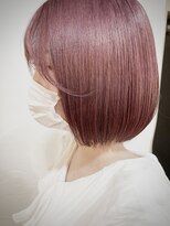 マイレ(maile)&nbsp;#クリアピンク #切りっぱなしボブ #春カラー