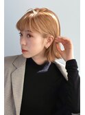 20代30代40代50代小顔ミディアム外ハネボブアッシュ