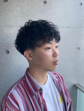 メンズサロン ウエストサイドカットクラブ(Men's West Side Cut Club) 2ブロック×パーマスタイル