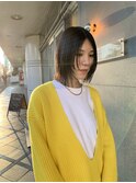 顔周りレイヤーボブ