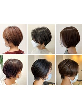 一人一人に合わせたカットでショートヘアでも再現性の高いスタイルに★広がる髪には髪質改善もおすすめ◎