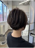 くびれショート/シークレットハイライト30代40代［#髪質改善］