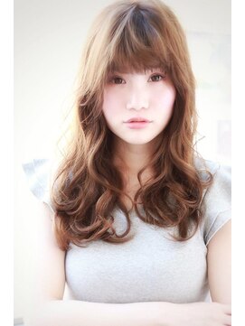 アルス(ars) ミディアム×ふんわりパーマ