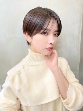 ソーコ 渋谷(SOCO) 大人ショートボブ丸みショートカットマッシュショート前髪あり