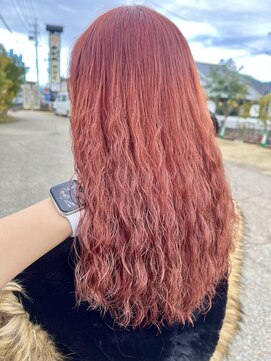 アンドシー(and c) パーマ×オレンジ　MIKU