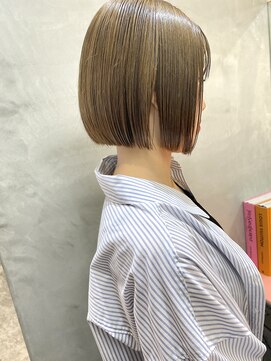 ロンドポレール 北千住(Lond polaire) パツっとボブ×マロンベージュ