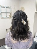 20代/30代/ハーフアップ