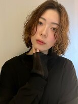 アイウィル(Ai WilL)&nbsp;ボブパーマ　ショートボブ　ワンレンボブ　ベージュ系カラー