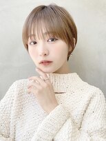 ソーコ 渋谷(SOCO) 大人ショート黒髪マッシュショートハンサムショート前髪長め