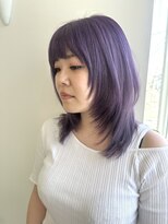 イト(ito.)&nbsp;ウルフレイヤーパープル_レイヤーカット_ブルーグレージュ