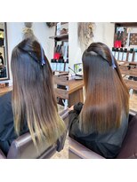 ゴデーレ(GODERE)&nbsp;秋色艶カラーマロンブラウン☆大人可愛いツヤ髪ロングヘア２０代