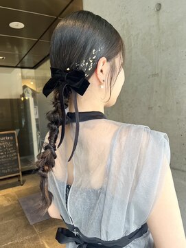 スーリール 赤坂店(Sourire) タイト×編み下ろしアレンジ