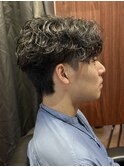 無造作強めスパイラルセンターパート