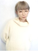 天神【BIRTH】耳かけマッシュショート×くすみベージュ　2