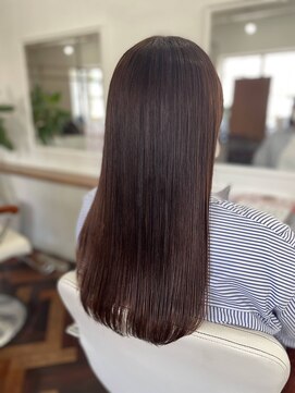 ヘアーアンドメイクアップモパ ストレートパーマ