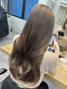 ヴェルダ 池袋店(verda) ブリーチなしダブルカラー ベージュ RIKO