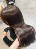 モカブラウン×髪質改善