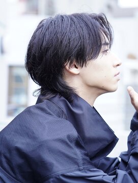 フィフス 仙台(fifth) ニュアンスパーマ毛流れセンターパートウルフフェザーパーマ