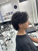 ネクスト 静岡店(NEXT)&nbsp;MEN'S HAIR/ブルーブラック/スペインカール/韓国マッシュ