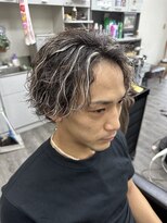 ウエスト(WEST)&nbsp;波巻きサーフカール×ホワイトメッシュ