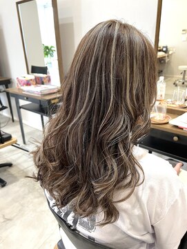 ラフ(LAFF) ハイライト/ベージュ/ロング