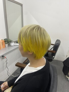 セレーネヘアー 難波店(Selene hair) ハイトーンデザインカラー