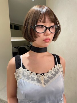 ルノ(RUNO) ショート・ボブレイヤー/レイヤーカット/顔周りレイヤー/20代