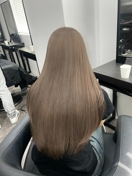 アイズ 横浜(IS) 【RIKA指名】ミルクティーグレージュ/ブリーチダブルカラー/