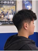 オーダー:上そのままで横と後ろ1mmで刈り上げて