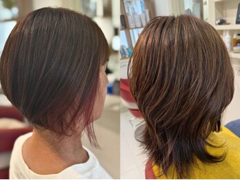 ユーアンドアイ(you & i)の写真/気になり始めた白髪をおしゃれに染める♪髪をいたわりながら、ダメージレスで艶やかな髪色を実現します！