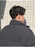 スパイラル/パーマ/ショート/短髪/大人/男子/男子/色気