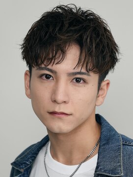 フィフスパーク(fifth PARK) アクティブショートフェザーパーマルーズショートセンターパート