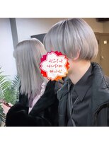 MONO hair salon【4/1NEWOPEN（予定）】&nbsp;ホワイトグレージュ　カップル