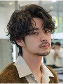 渋谷波巻きシャドウパーマツイストスパイラルアクティブショート