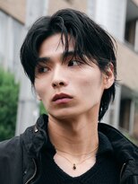 バイフィフス 原宿/表参道(by fifth)&nbsp;緩め波巻きスパイラルパーマシャドウパーマメンズセンターパート