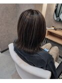 コントラストハイライト外ハネボブ
