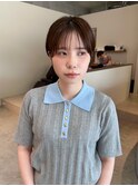 大人っぽシースルーバング × 耳かけショート