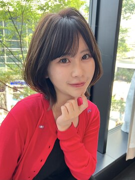 ジアン バイ ミルボン NU茶屋町+(GIEN by milbon) ウルフボブ/レイヤーボブ/くびれボブ/顔まわりレイヤー
