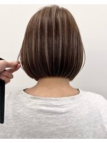 ヘアサロン リボーン(Hair salon Reborn)&nbsp;ベージュハイライト×ボブ